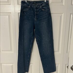 NWT Wild Fable Super High Rise Rhinestone Jeans Sz 10